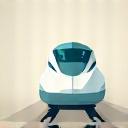 Icon of a Shinkansen bullet train.